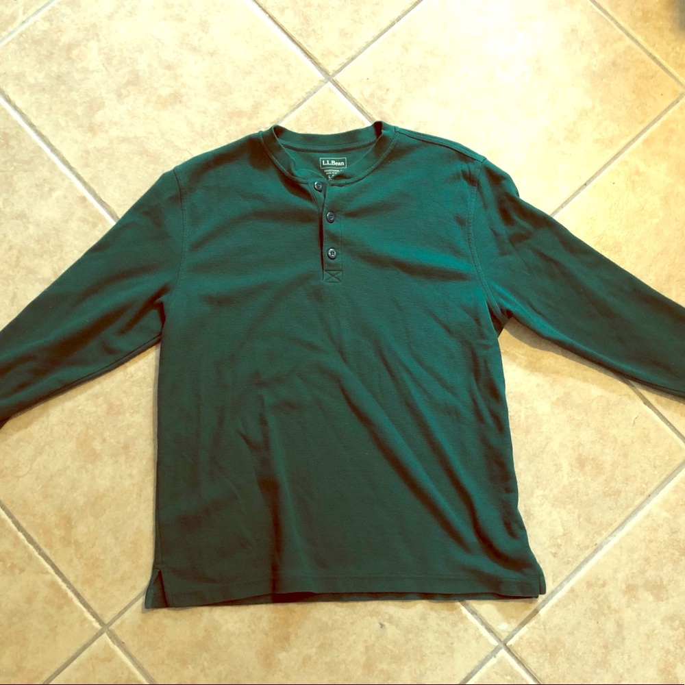 Men’s long sleeve L.L. Bean Henley
